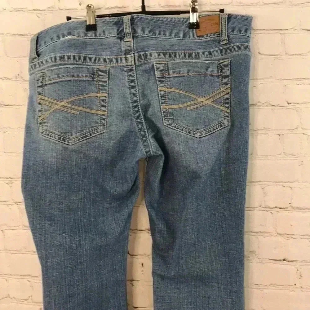 Aeropostale Hailey Skinny Flare Jeans 13/14 short - Picture 4 of 14